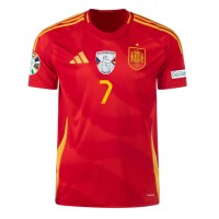 Spanien Alvaro Morata #7 Fußballbekleidung Heimtrikot EM 2024 Kurzarm